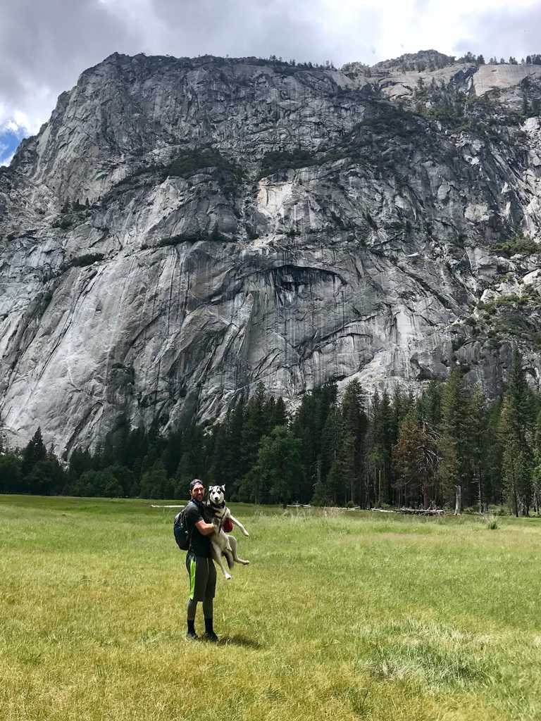ollie and randy lough in yosemite